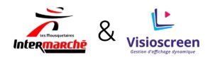 Logo intermarché et Visioscreen