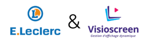 Logo E.Leclerc et Visioscreen